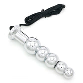 Bipolar Metal Electric Shock Butt Plug - N